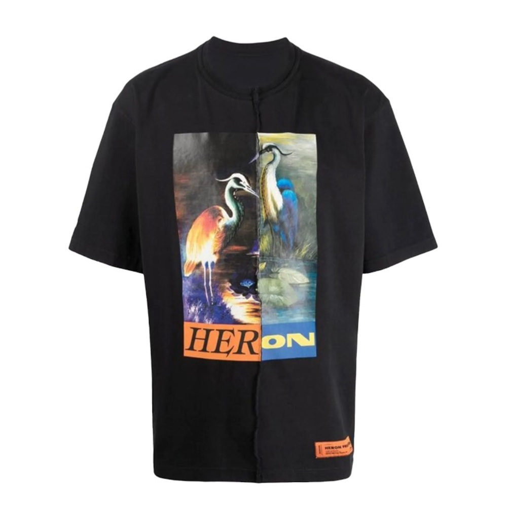 Heron Preston Split Herons Oversized
T-Shirt
